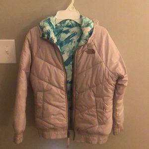 Girls Northface reversible Puffer.